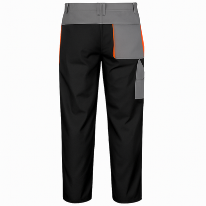 Black/Grey/Orange Rückseite
