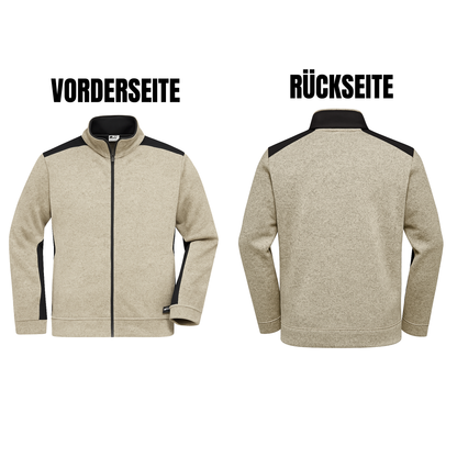 Men´s Knitted Workwear Fleece Jacket -STRONG-