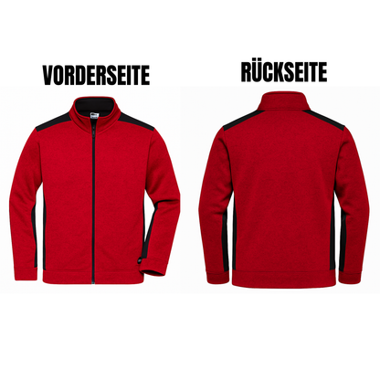 Men´s Knitted Workwear Fleece Jacket -STRONG-