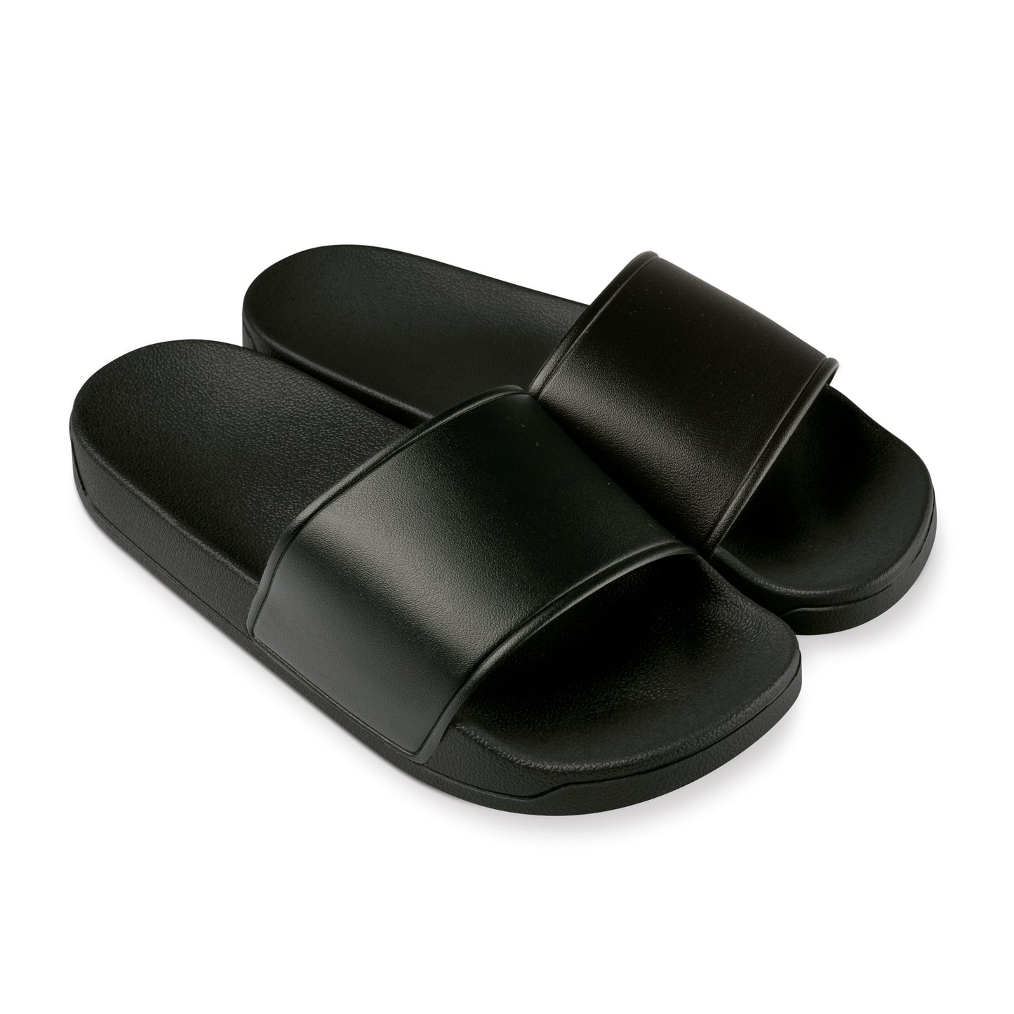 Schwarz mit schwarzer Lasche