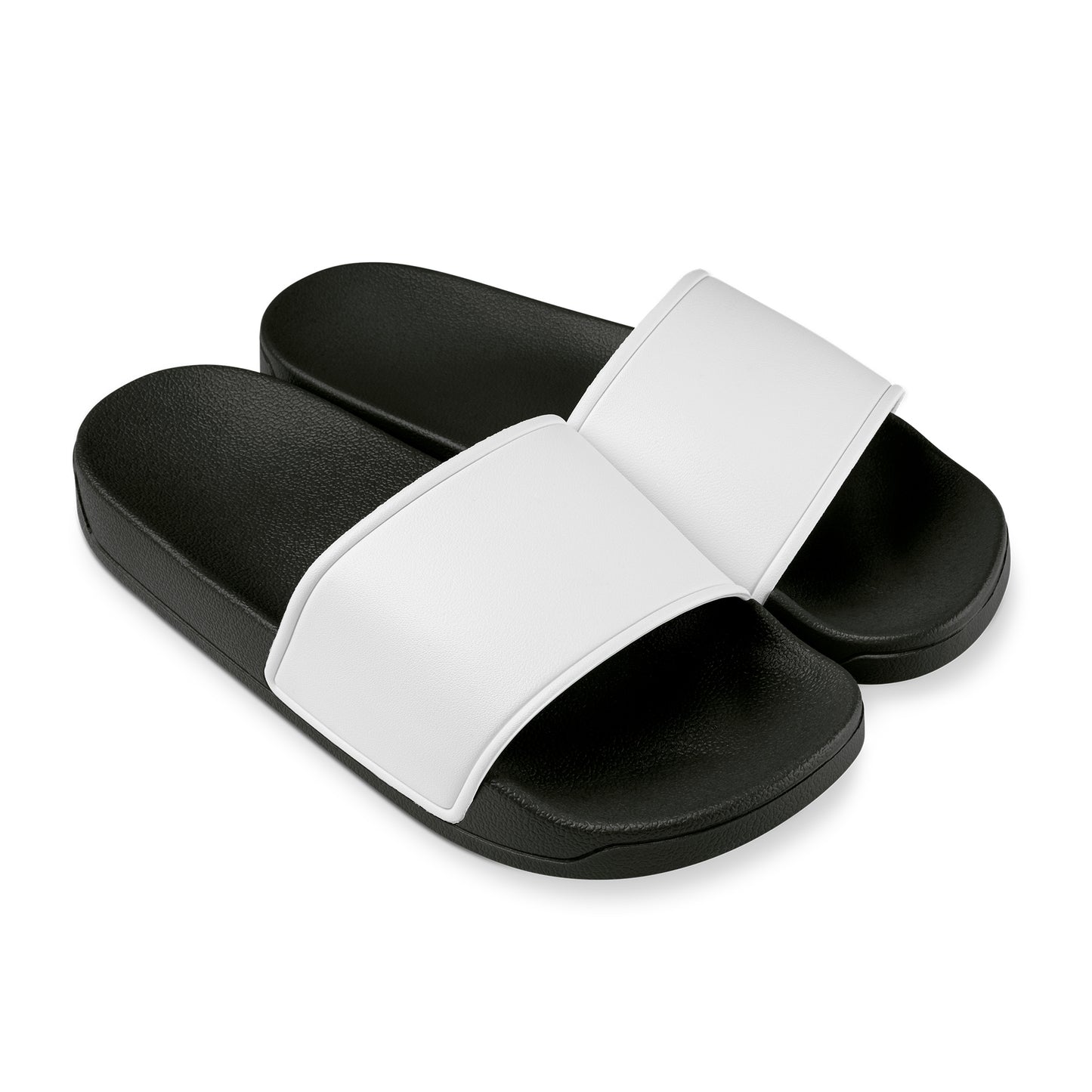 Schwarz mit weißer Lasche