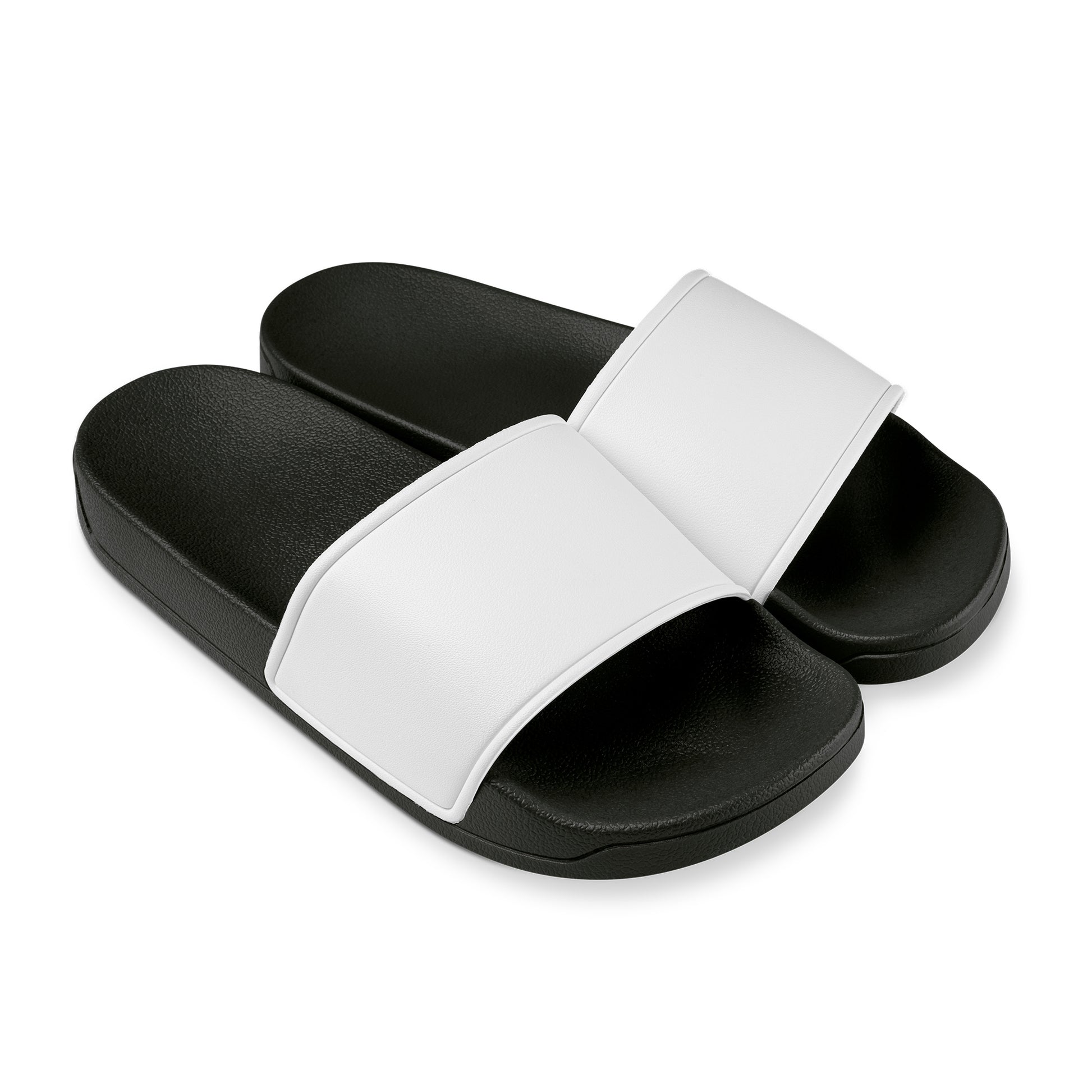 Schwarz mit weißer Lasche