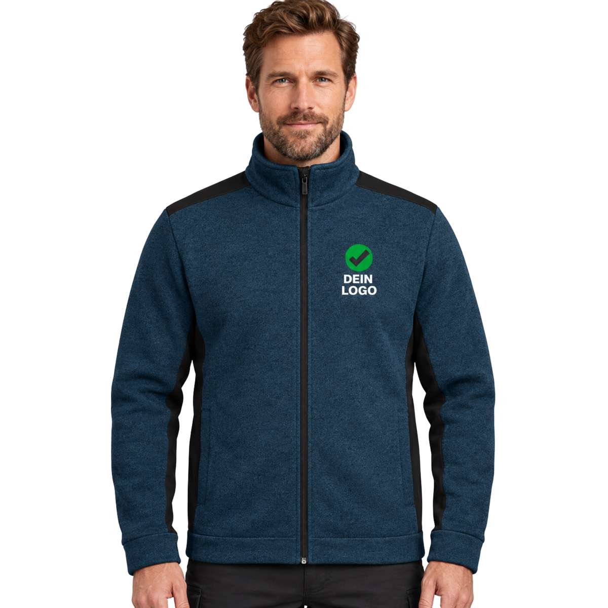 Men´s Knitted Workwear Fleece Jacket -STRONG-