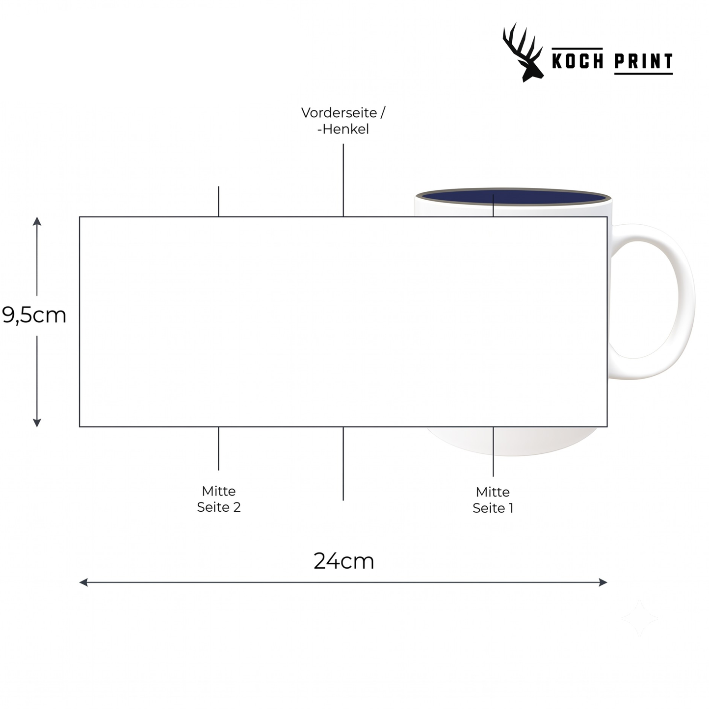 Keramiktasse, spülmaschinengeeignet